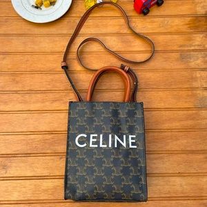 CELINE Mini Vertical Cabas Tote bag Shoulder Bag